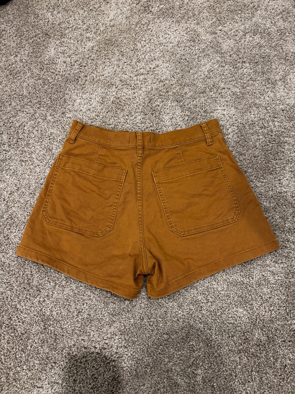 Madewell Women’s The Perfect Vintage Fatigue Shorts Size 28 Toffee Cotton - Picture 5 of 10